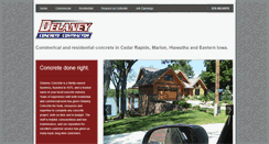 Desktop Screenshot of delaneyconcretecedarrapids.com